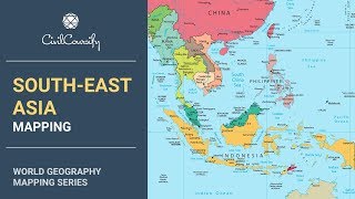 SOUTHEAST ASIA  World Geography Mapping [upl. by Kallick]