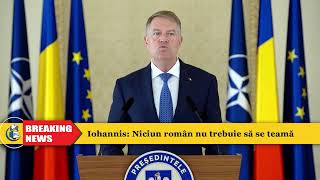 Klaus Iohannis declaratie de presa despre razboiul din Ucraina [upl. by Htrow]