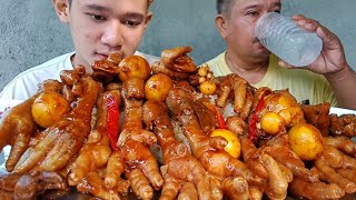 SPICY ADOBONG PAA AT LAMAN LOOB NG MANOK [upl. by Iturk]