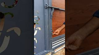 Sliding gate lock ideas 🔥✨🔥 [upl. by Eimile]