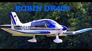 Robin DR 400  RUNDFLUG in 4K [upl. by Lamonica20]