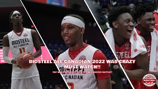 Biosteel All Canadian Game 2022  Elijah Fisher VS Leonard Miller Vasean Allette amp More WAS INSANE [upl. by Bayly166]