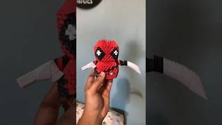 Origami 3D Deadpool dobradura diy origami deadpool wolverine marvel origamk3d [upl. by Okimat]