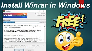 How To Download WinRAR For PC  Install WinRAR For Windows 781011 [upl. by Debbra]