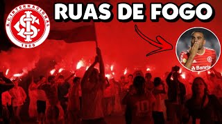 INTERNACIONAL X RIVER PLATE ● RUAS de FOGO da TORCIDA DO INTERNACIONAL [upl. by Namrej946]