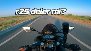 YEMEĞİNİ YERKEN İZLEMELİK R25 GAZLAMA VİDEOSU motovlog [upl. by Pansy715]