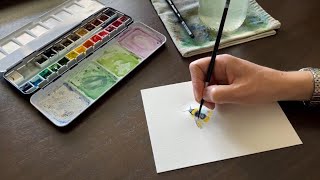 10Minute Watercolor Painting of a Bee [upl. by Babette]