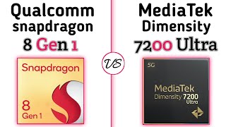 Snapdragon 8 Gen 1 vs Dimensity 7200 Ultra  whats a better For Gaming  TECH TO BD [upl. by Aneeh]