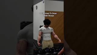 3 Exercises To Grow Wider Biceps 🦾 [upl. by Enialehs]