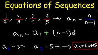 Writing a General Formula of an Arithmetic Sequence [upl. by Salbu]