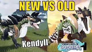 Kendyll REMAKE Old vs New Model Creatures of Sonaria [upl. by Alphonso]