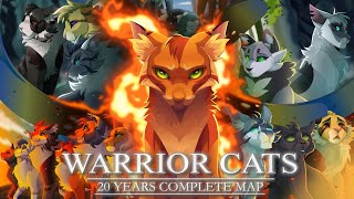 Warrior Cats 20 Years  COMPLETE MAP [upl. by Reste]