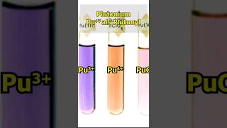 Neptunium und Plutonium in Lösung chemie science radioaktivität [upl. by Lletram]