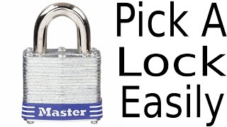 How To Pick A Master Lock Easily [upl. by Einnim]