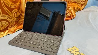 Unboxing Logitech Folio Slim for iPad 10th Generation Water Repellent All in One Keyboard Case [upl. by Llamaj653]