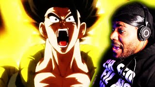 GOGETA VS BROLY FULL FIGHT WAS CRAZY REACTION [upl. by Isman]