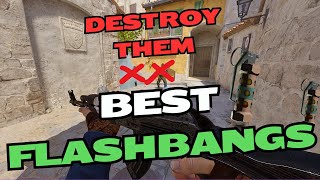 10 Flashes that will WIN you Rounds on CS2 Inferno [upl. by Ardnos]