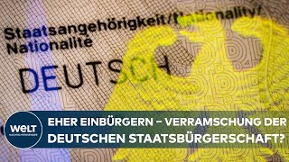 DEUTSCHER PASS Kürzere Wartezeiten – Faeser will Einbürgerung für Migranten erleichtern [upl. by Narine]