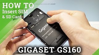 How to Insert SIM and SD Card in GIGASET GS160  Dual SIM Installation HardResetInfo [upl. by Snej805]