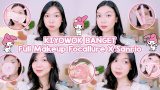 Full Makeup Dibawah 100 Ribu Focallure X Sanrio  Desty Yufenti [upl. by Elmajian]