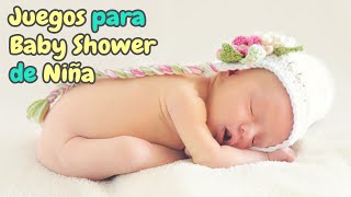 5 Juegos para Baby Shower de Niña HD [upl. by Armand]