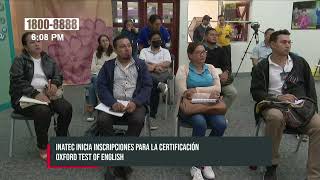 INATEC inicia inscripciones para la Certificación Oxford Test of English  Nicaragua [upl. by Anihtyc461]