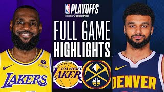 7 LAKERS at 2 NUGGETS  FULL GAME 5 HIGHLIGHTS  April 29 2024 [upl. by Eelloh]