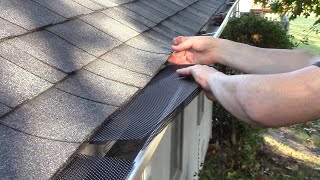 Amerimax Gutter Guard Install [upl. by Nanis]