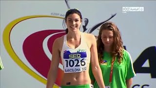 MICHELLE JENNEKE WARM UP DANCE  FULL RACE [upl. by Nevarc]