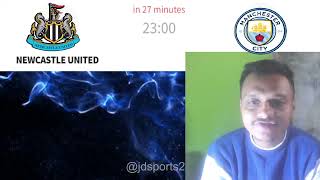 Newcastle United vs Manchester City lineups and score details  Round 21 [upl. by Beasley]