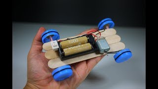 How to make very simple battery car  at home [upl. by Cristal]