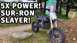 ELECTRIC pitbike with INSANE mods [upl. by Tresa]