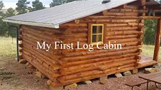 My First Log Cabin  A Simple design you can build [upl. by Valiant]