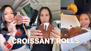 CROISSANT ROLLS asmr MUKBANG  TIKTOK COMPILATION [upl. by Bunder382]