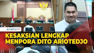 FULL Kesaksian Lengkap Dito Ariotedjo di Sidang BTS Kominfo Bantah soal Titipan Uang Rp27 Miliar [upl. by Iron]