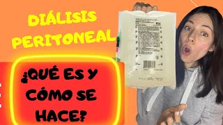 Dialisis peritoneal ¿que es y cómo se hace explicación sencilla [upl. by Publius]