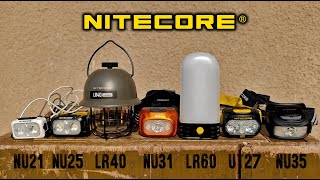 Топ лучших фонарей при отключении света Nitecore NU21NU25 NU31UT27 ProNU35LR60LR40CorcoranAL [upl. by Madelon33]