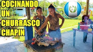 Asando CARNE Y TRIPA DE RESComidas Tipicas de GUATEMALA 33 [upl. by Ecarg]