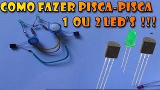 Como fazer 1 ou 2 Leds piscarem  Facíl [upl. by Peace]