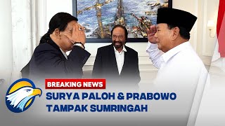 BREAKING NEWS  Momen Sumringah Surya Paloh amp Prabowo di NasDem Tower [upl. by Waterer24]