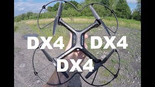 Sharper Image DX4 WiFi Video Streaming FPV Altitude Hold Drone Review [upl. by Annauqaj123]