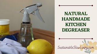 Make Your Kitchen Sparkle in Seconds with This Natural Homemade Kitchen Degreaser [upl. by Nednerb911]