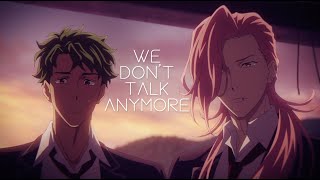 we dont talk anymore  matchablossom  SK8THEINFINITY AMV [upl. by Louisa]