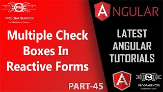 45  Multiple Check Boxes In Reactive Forms Angular  Angular Reactive Forms  Angular HindiUrdu [upl. by Marget]