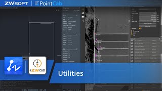 PointCab 4ZWCAD Plugin Tutorial  Utilities [upl. by Farlee]