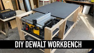 Mobile Workbench for dewalt tablesaw [upl. by Liddy846]