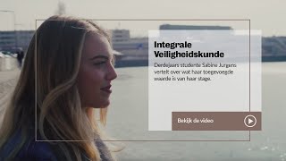 Inholland  Integrale Veiligheidskunde derdejaars studente Sabine Jurgens vertelt over stage [upl. by Deloris819]