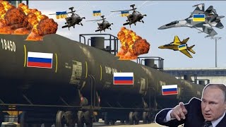 PUTIN UNDERSTIMATED NATOUkrainian Fighter Jets and Helicopter Attack on Russian Army Convoy• GTa v [upl. by Perlis]