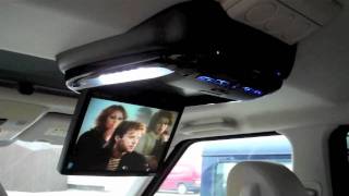 Land Rover Discovery 3 Roof Screen with DVD  Alpine PKG2100P [upl. by Irrahs]