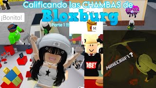 Calificando CHAMBAS en Bloxburg PT1 IT’S LU GAMES bloxburg roblox [upl. by Ardnak]